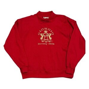 Vintage 90's Giorgio Beverly Hills Emblem Men's Size Large Pullover Sweatshirt